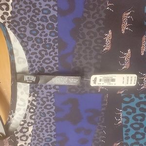 Womens xs/xp multiprint dress back cutout